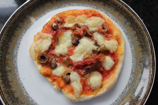 Pizza backen