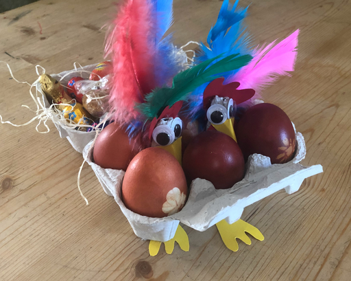 Ostereier färben